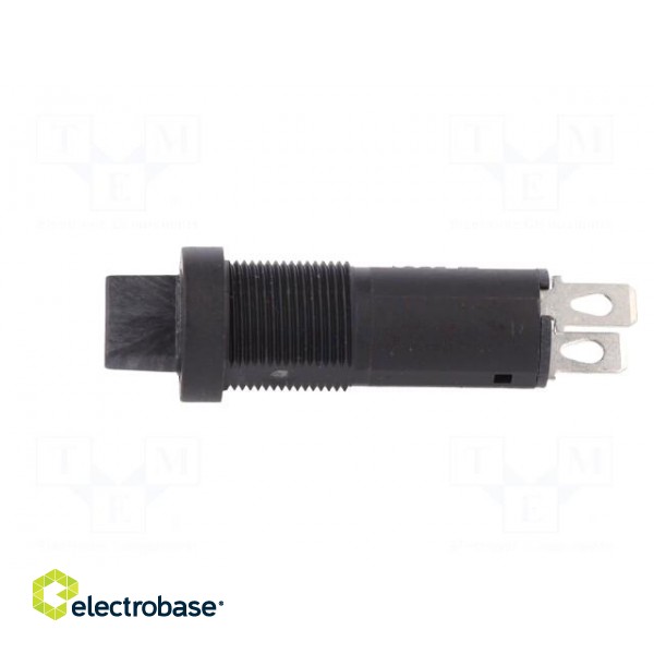 Fuse holder | cylindrical fuses | 5x20mm | 10A | Mounting: on panel фото 4