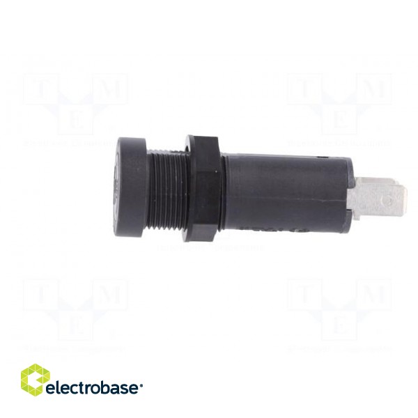 Fuse holder | cylindrical fuses | 5x20mm | 10A | Mounting: on panel image 4