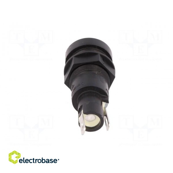 Fuse holder | cylindrical fuses | 5x20mm | 10A | Mounting: on panel paveikslėlis 6