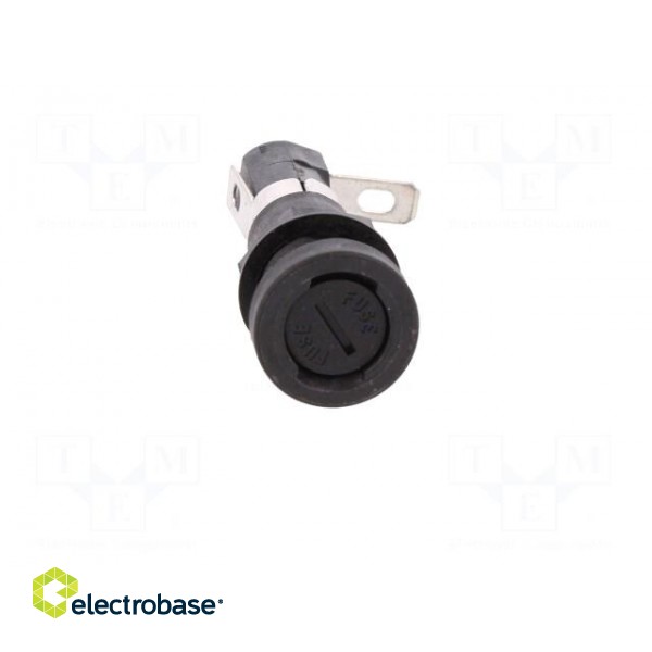 Fuse holder | cylindrical fuses | 5x20mm | 16A | 250V | -40÷85°C image 10