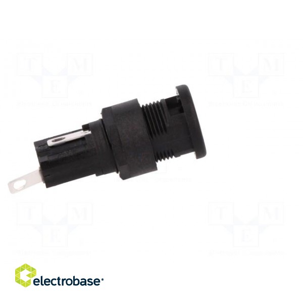 Fuse holder | cylindrical fuses | 5x20mm | 250V | Mounting: on panel image 8