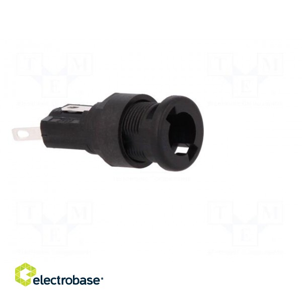 Fuse holder | cylindrical fuses | 5x20mm | 250V | Mounting: on panel image 9