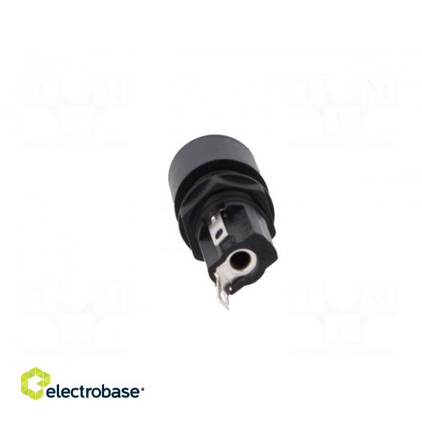 Fuse holder | cylindrical fuses | 5x20mm | 250V | on panel | black image 6