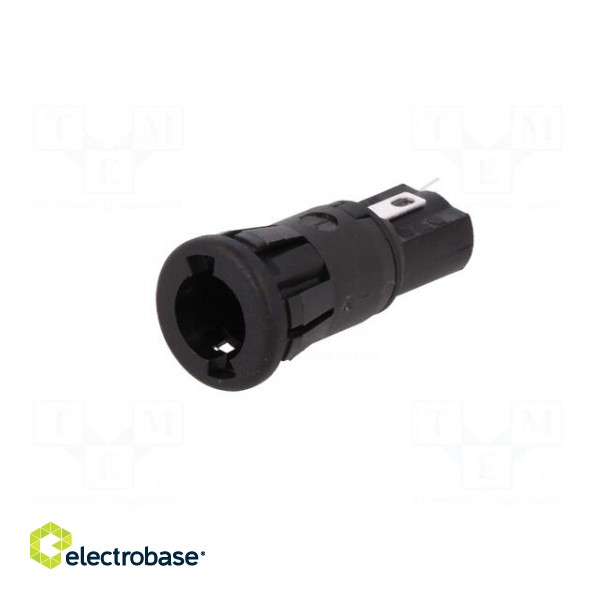 Fuse holder | cylindrical fuses | 5x20mm | 250V | Mounting: on panel image 2