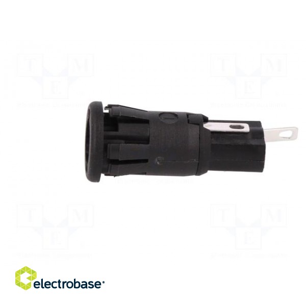 Fuse holder | cylindrical fuses | 5x20mm | 250V | Mounting: on panel image 3