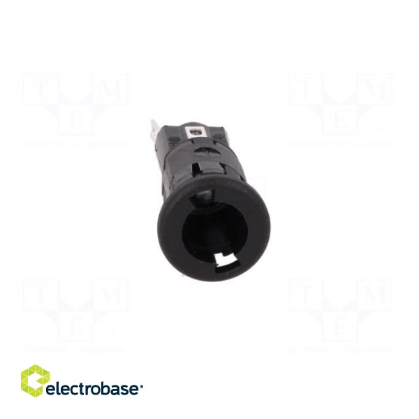 Fuse holder | cylindrical fuses | 5x20mm | 250V | Mounting: on panel image 9