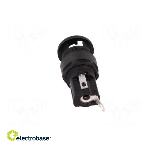 Fuse holder | cylindrical fuses | 5x20mm | 250V | Mounting: on panel image 6