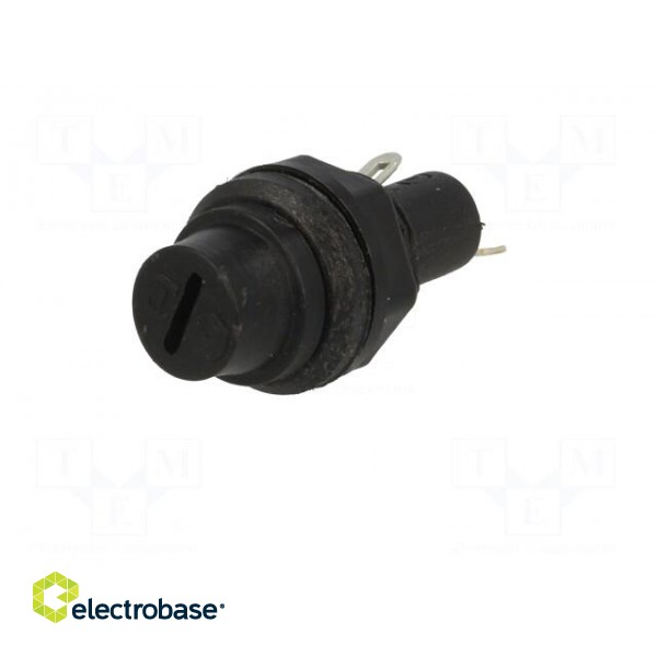 Fuse holder | cylindrical fuses | 5x20mm | 6.3A | 250V | Ø14.5mm image 3