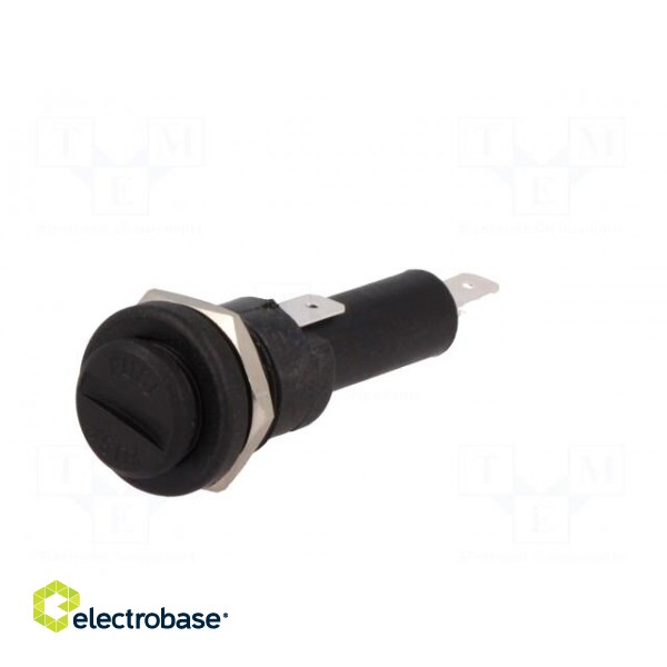 Fuse holder | cylindrical fuses | 6,3x25mm,6,3x32mm | 250V | UL94V-0 image 3