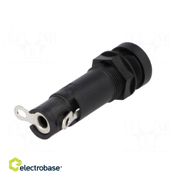 Fuse holder | cylindrical fuses | 6,3x32mm | 10A | Mounting: on panel paveikslėlis 7