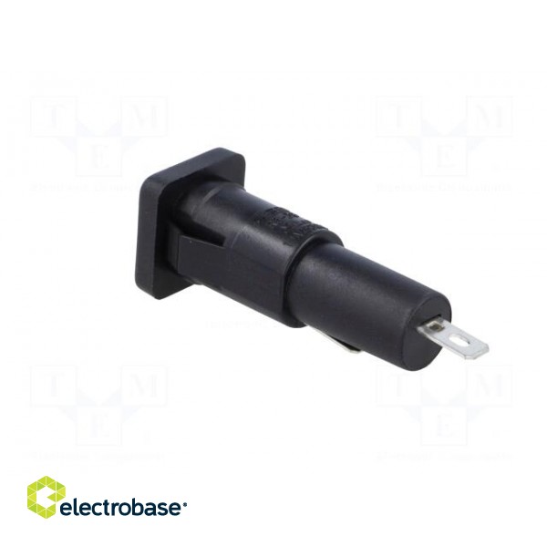 Fuse holder | cylindrical fuses | 6,3x32mm | 10A | Mounting: on panel image 4