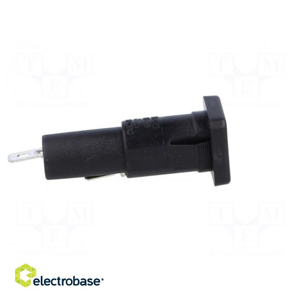 Fuse holder | cylindrical fuses | 6,3x32mm | 10A | Mounting: on panel image 7