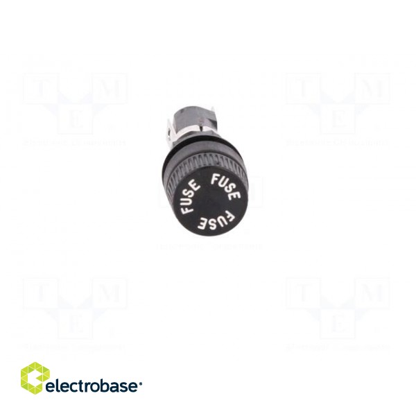 Fuse holder | cylindrical fuses | 6.3x32mm | 16A | 250V | on panel image 10