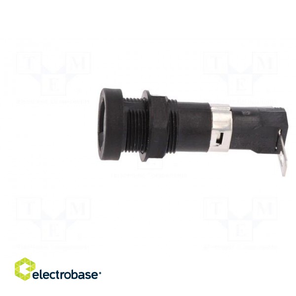 Fuse holder | cylindrical fuses | 6.3x32mm | 16A | 250V | on panel paveikslėlis 4