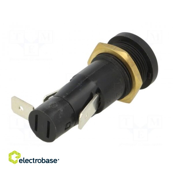 Fuse holder | cylindrical fuses | 6,3x32mm | 16A | 250V | -20÷85°C фото 7