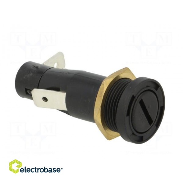 Fuse holder | cylindrical fuses | 6,3x32mm | 16A | 250V | -20÷85°C image 9