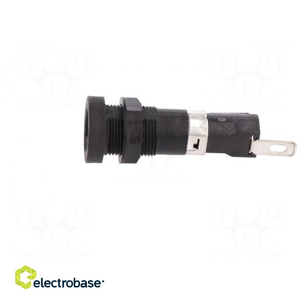 Fuse holder | cylindrical fuses | 6.3x32mm | 16A | 250V | on panel фото 4
