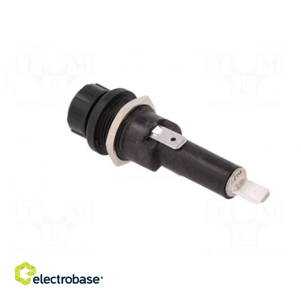 Fuse holder | cylindrical fuses | 6,3x32mm | 250V | -20÷85°C | UL94V-0 image 5