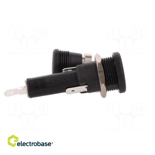 Fuse holder | cylindrical fuses | 6,3x32mm | 250V | -20÷85°C | UL94V-0 image 7