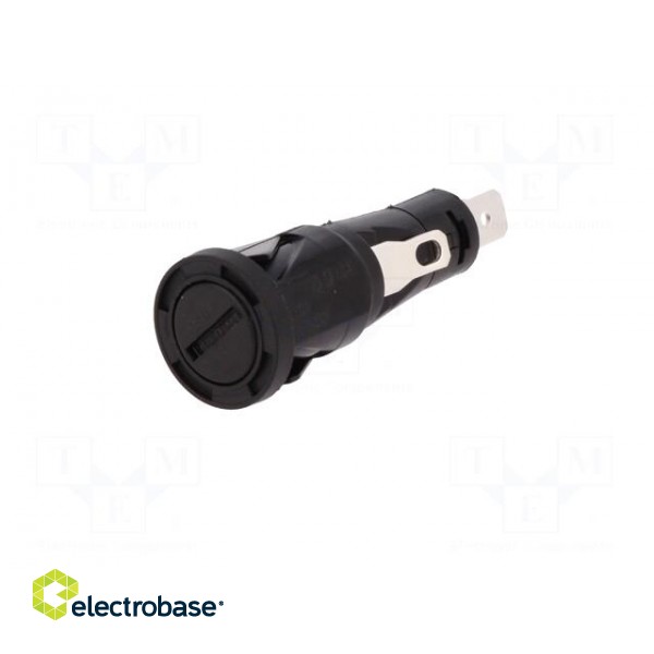 Fuse holder | cylindrical fuses | 6,3x32mm | 250V | -55÷70°C | UL94V-2 image 3