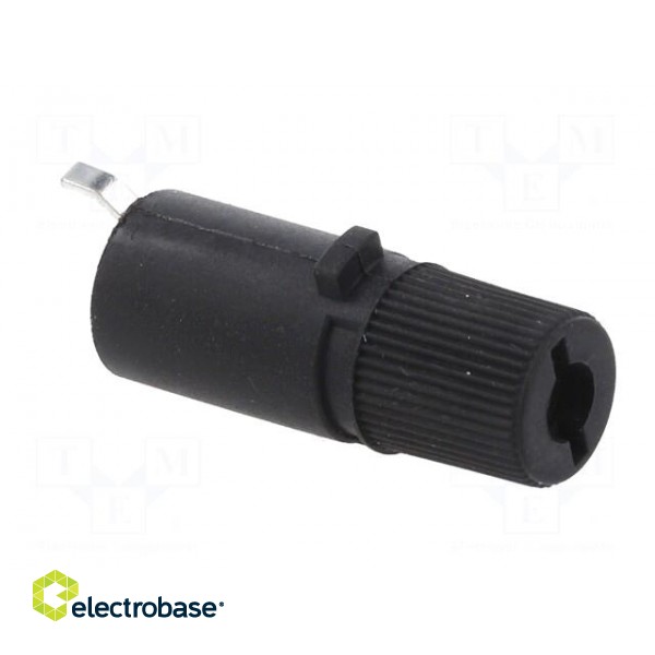 Adapter | cylindrical fuses | -25÷70°C | 6.3A | Mat: thermoplastic paveikslėlis 8