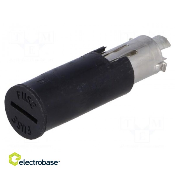 Adapter | cylindrical fuses | 5x20mm | -40÷85°C | 15A | 600V image 1
