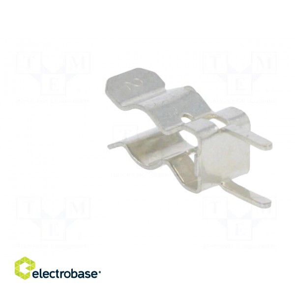 Fuse clips | cylindrical fuses | Mounting: THT | 5x20mm | 6.3A | 5mm paveikslėlis 4