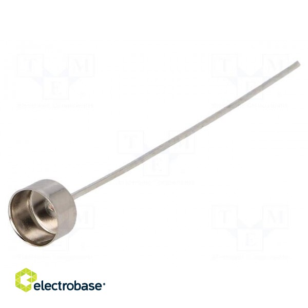 Fuse holder | cylindrical fuses | 6.3A | Plating: silver plated image 1