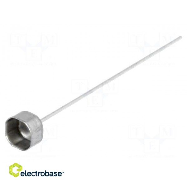 Fuse holder | cylindrical fuses | 5x20mm | 8A | len.40mm | Leads: axial paveikslėlis 1