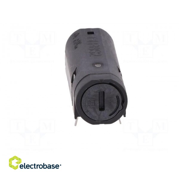 Fuse holder | cylindrical fuses | THT | 5x20mm | -40÷85°C | 10A | black image 10