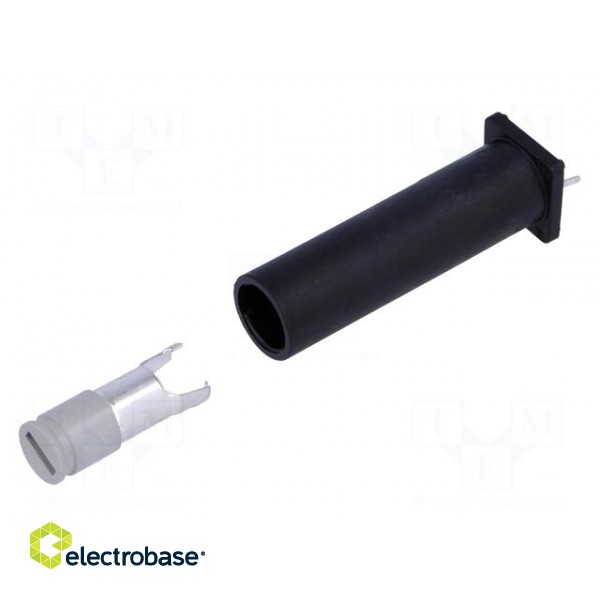 Fuse holder | cylindrical fuses | Mounting: THT | 6,3x32mm | -40÷85°C image 1