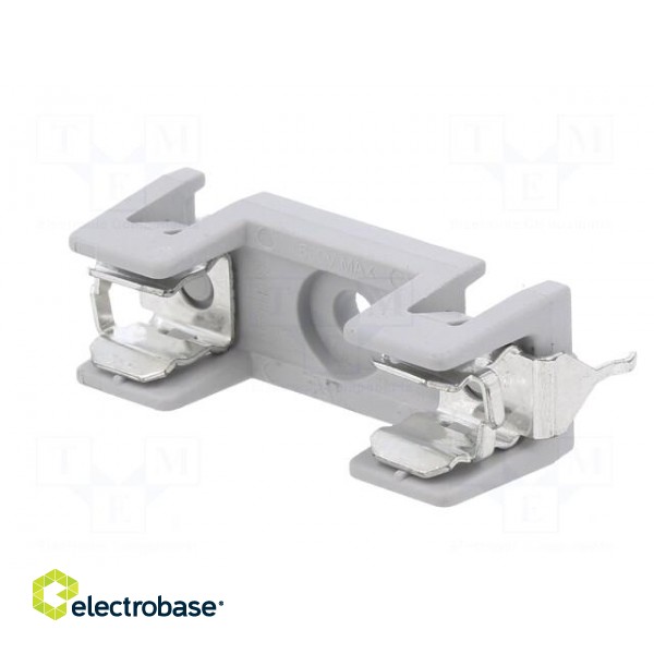 Fuse holder | cylindrical fuses | on panel | 6.3x32mm | -40÷85°C | 15A image 2