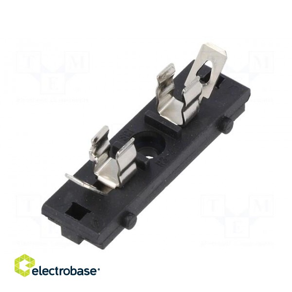 Fuse holder | cylindrical fuses | screw | 5x20mm | 8A | Mat: PBT | 250V