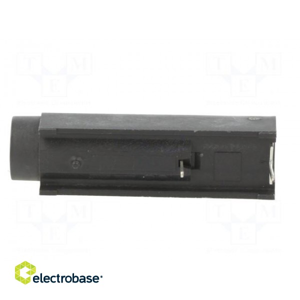Fuse holder | cylindrical fuses | THT | -40÷85°C | 10A | UL94V-0 | black фото 3