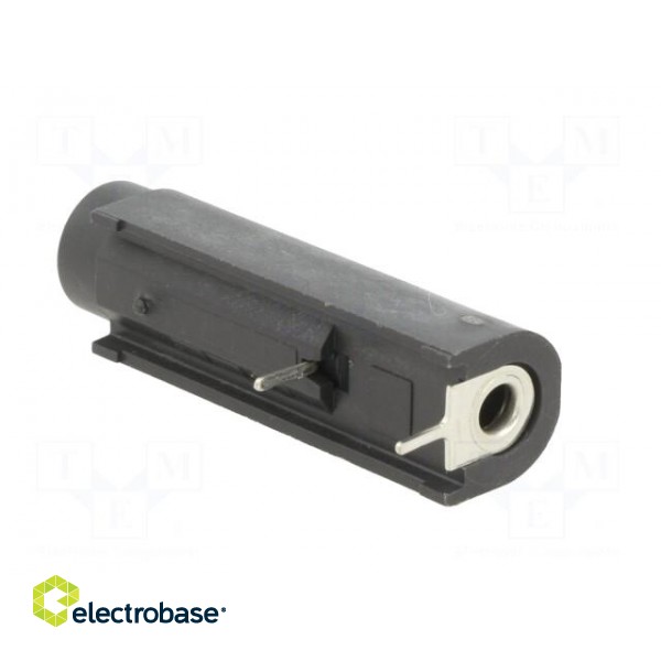 Fuse holder | cylindrical fuses | THT | -40÷85°C | 10A | UL94V-0 | black фото 4