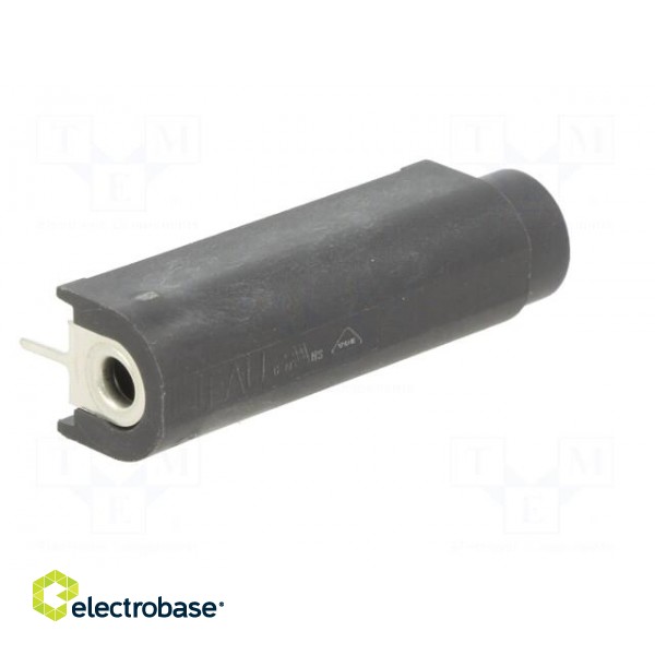 Fuse holder | cylindrical fuses | THT | -40÷85°C | 10A | UL94V-0 | black image 6