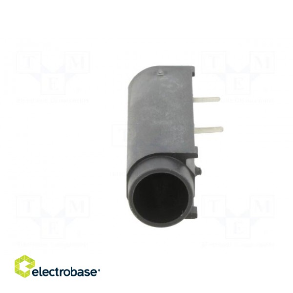 Fuse holder | cylindrical fuses | THT | -40÷85°C | 10A | UL94V-0 | black image 9