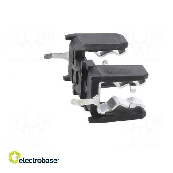 Fuse holder | cylindrical fuses | THT | -40÷85°C | 10A | UL94V-0 | black image 7