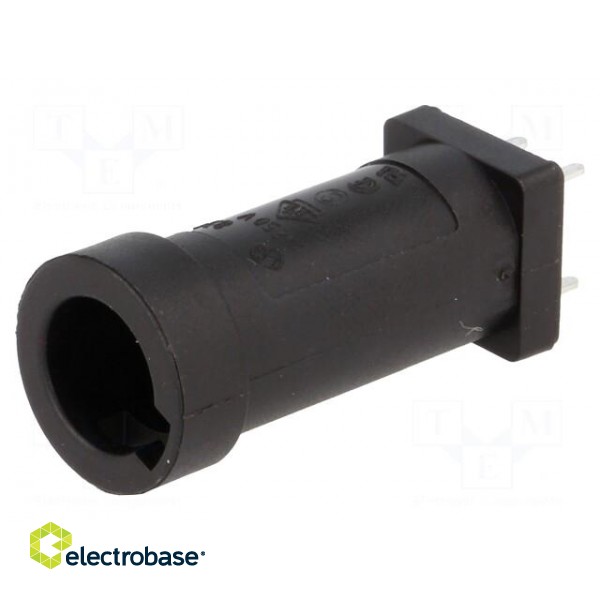 Fuse holder | cylindrical fuses | THT | 5x20mm | -25÷70°C | 6.3A | 250V image 1