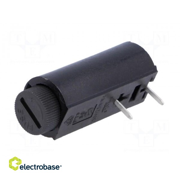 Fuse holder | cylindrical fuses | Mounting: THT | 5x20mm | -30÷85°C image 2