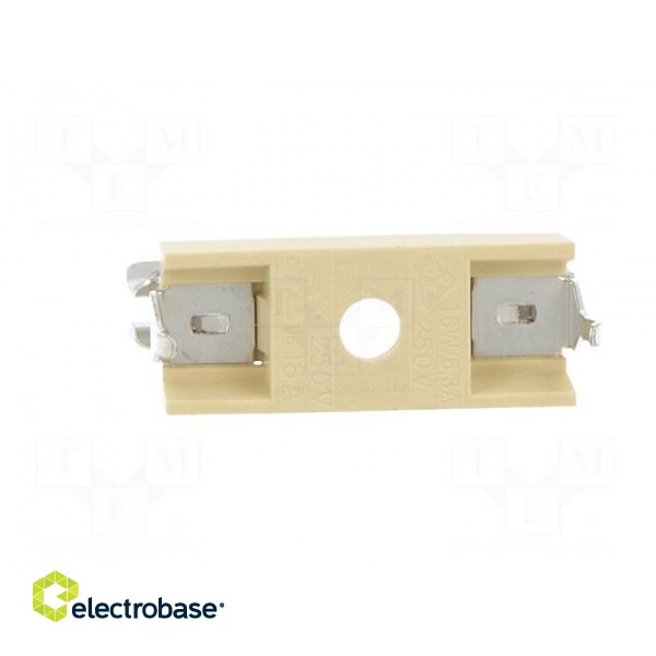 Fuse holder | cylindrical fuses | THT | 5x20mm | -30÷85°C | 6.3A | IP00 paveikslėlis 5