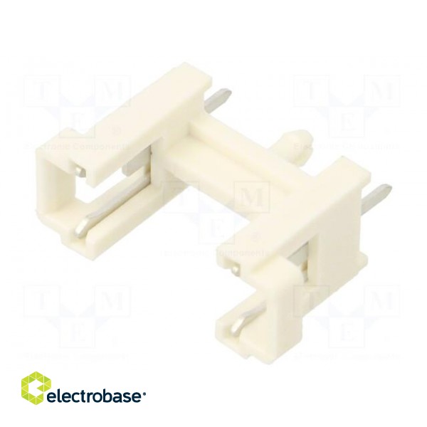 Fuse holder | cylindrical fuses | THT | 5x20mm | -30÷85°C | 6.3A | white image 1