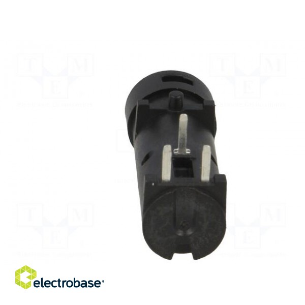Fuse holder | cylindrical fuses | THT | 5x20mm | -40÷85°C | 10A | black image 6