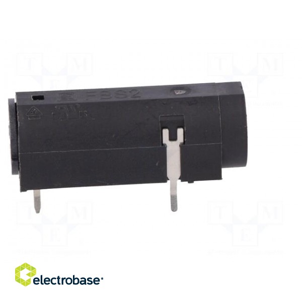 Fuse holder | cylindrical fuses | THT | 5x20mm | -40÷85°C | 10A | black image 8