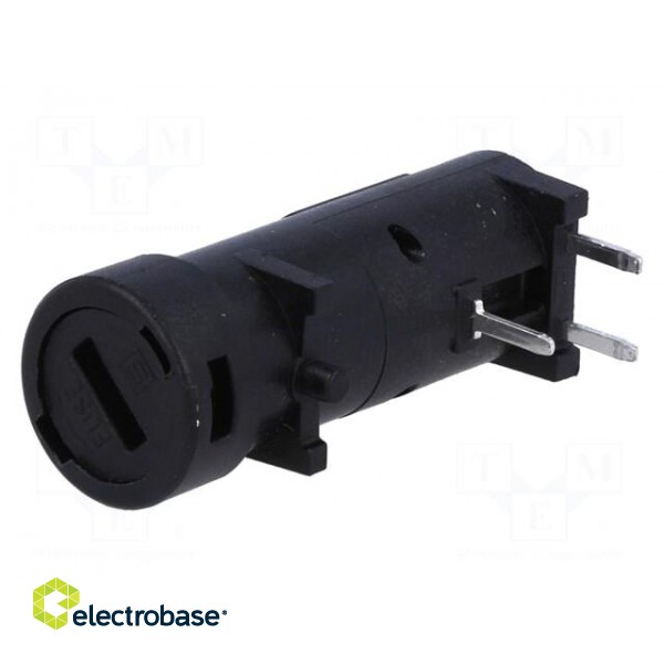 Fuse holder | cylindrical fuses | Mounting: THT | 5x20mm | -40÷85°C image 1