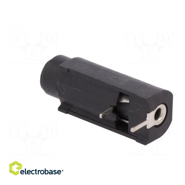 Fuse holder | cylindrical fuses | THT | 5x20mm | -40÷85°C | 10A | black paveikslėlis 5