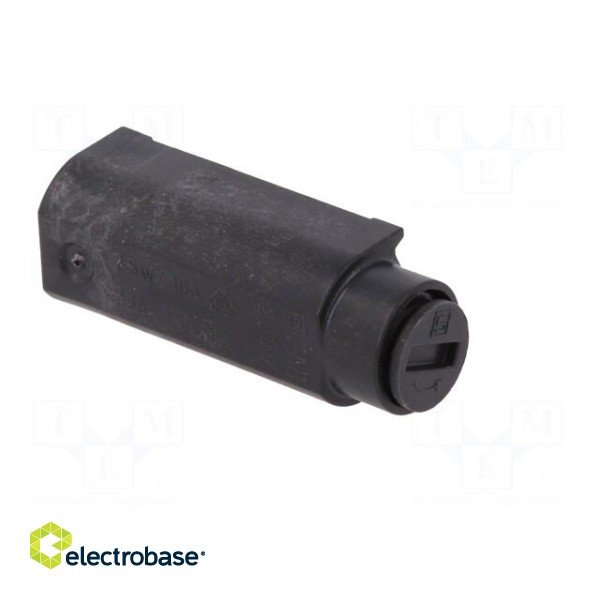 Fuse holder | cylindrical fuses | THT | 5x20mm | -40÷85°C | 10A | black paveikslėlis 9