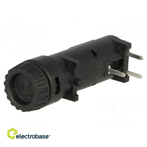 Fuse holder | cylindrical fuses | Mounting: THT | 5x20mm | -40÷85°C paveikslėlis 1