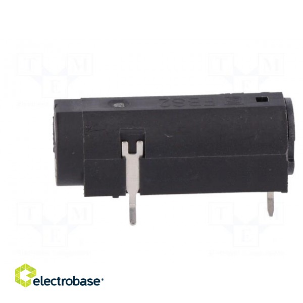 Fuse holder | cylindrical fuses | THT | 5x20mm | -40÷85°C | 10A | black image 4