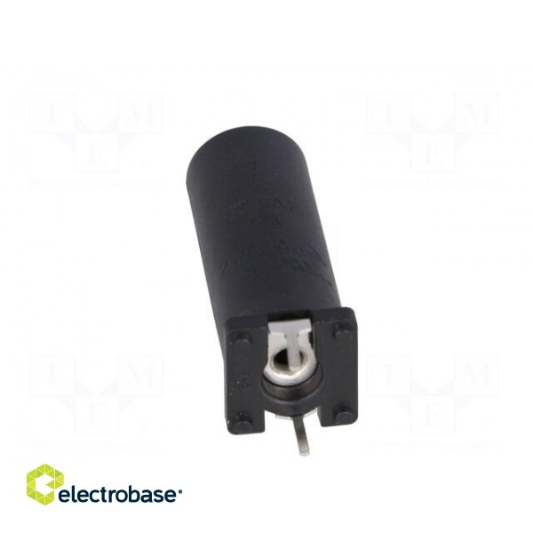 Fuse holder | cylindrical fuses | THT | 5x20mm | -40÷85°C | 6.3A | black фото 5